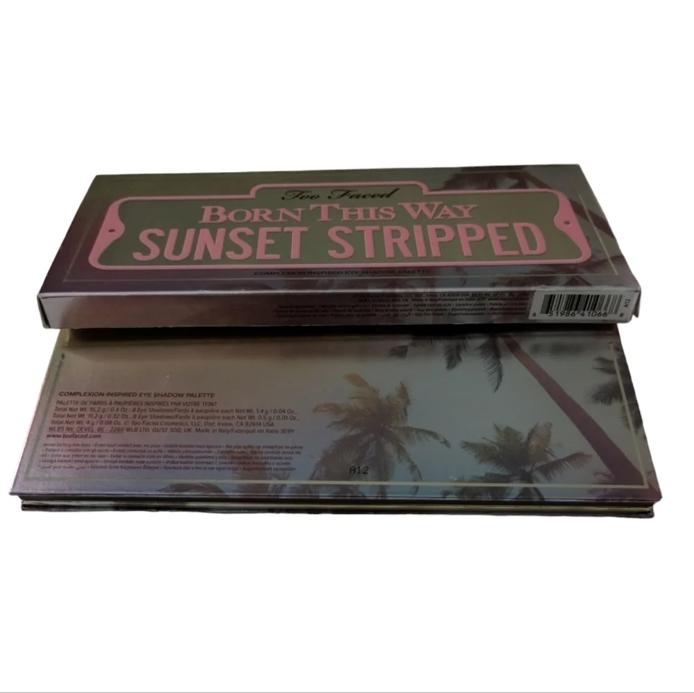 Too Faced Full size Born This Way SUNSET STRIPPED Sultry Nudes Eye Shadow Palett